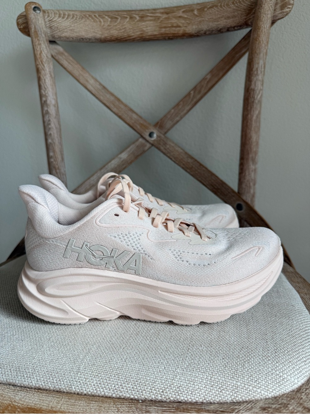 Hoka Clifton 10 Sneakers Beech Wood / Rose Cream - Picture 3 of 8